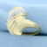 Designer Swirling Scroll Design Ring in 14K Yellow Gold - 2