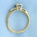 Vintage Three Stone Diamond Ring in 14K Yellow and - 3