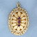 Detailed Amethyst Pendant in 14K Yellow Gold