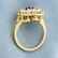 Vintage Garnet and Pearl Ring in 14K Yellow Gold - 3