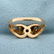Antique 1/4ct Pink Sapphire Ring in 14K Rose and White - 4
