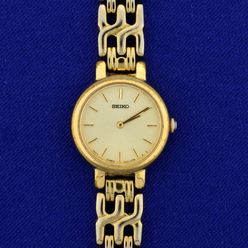Vintage Ladies Seiko Watch In Gold Plated Stainless Aug 31 2019 Eric S Estate Jewelry In Fl