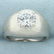 2ct White Sapphire Solitaire Ring in 14K White Gold