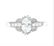 Aquamarine & White Topaz Deco Ring in Sterling Silver - 2