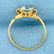 1.5ct Emerald Cut Aquamarine and Diamond Ring in 14K - 3