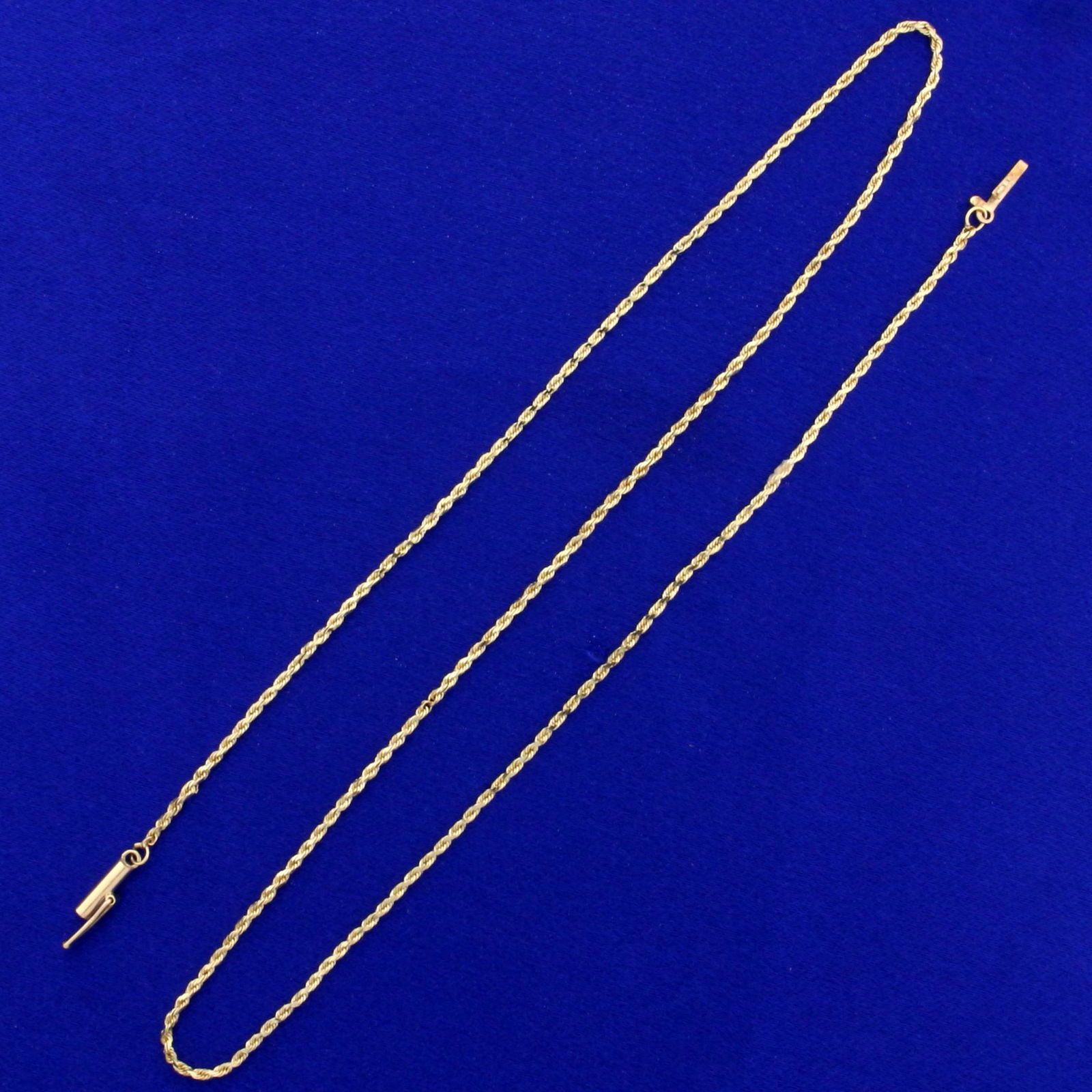 18 Inch Rope Chain Necklace in 14K Yellow Gold Dec 29, 2019 Eric's