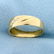 3-Stone Diamond Wedding or Anniversary Band Ring in 14K - 2
