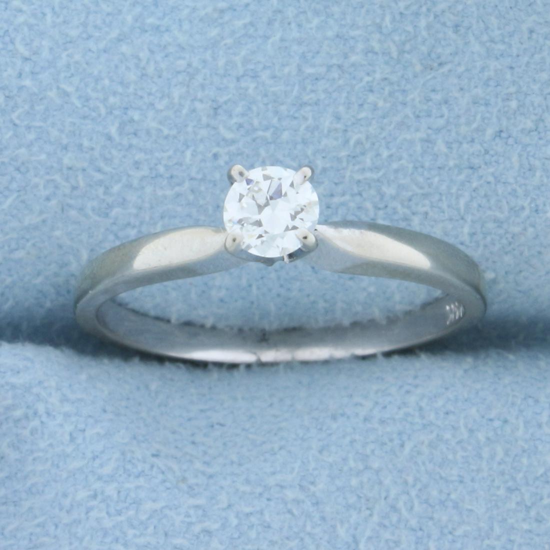 1/4ct Solitaire Diamond Ring in 14K White Gold: In 14K White Gold. Contains a high quality .25ct round brilliant diamond, VS clarity/H color. Size 7. 2.0g