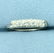 Diamond Wedding or Anniversary Band Ring in 14K White
