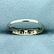 Diamond Wedding or Anniversary Band Ring in 14K White - 4