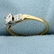 Vintage Three-Stone Diamond Ring in 14K Yellow and - 2