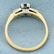 Vintage Three-Stone Diamond Ring in 14K Yellow and - 3