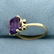 Vintage 2.5ct Tw Purple and White Sapphire Ring in 14k - 2
