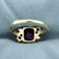 Vintage 2.5ct Tw Purple and White Sapphire Ring in 14k - 4