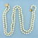 Vintage 22 Inch Double Strand Akoya Pearl Necklace with - 3