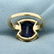 Vintage Purple Sapphire Ring in 10K Yellow and White - 4