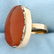 Unique Large Orange Agate Statement Ring in 14k Rose - 2