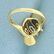 Marquise Diamond and Ruby Ring in 14K Yellow Gold - 4