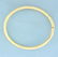 Italian Made Infinity Shape Bangle Bracelet in 14K - 2