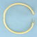 Italian Made Infinity Shape Bangle Bracelet in 14K - 3