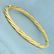 Rope Design Bangle Bracelet in 14K Yellow Gold