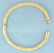 Rope Design Bangle Bracelet in 14K Yellow Gold - 3