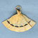 Mechanical Asian Style Fan Pendant in 18K Yellow Gold