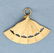 Mechanical Asian Style Fan Pendant in 18K Yellow Gold - 2