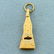 Mechanical Asian Style Fan Pendant in 18K Yellow Gold - 3