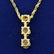 2.3ct TW 3 Stone Diamond Journey Pendant on Chain in - 2