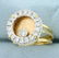 2.5 Peso Mexican Gold Coin Diamond Ring in 18K Yellow - 2