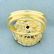 2.5 Peso Mexican Gold Coin Diamond Ring in 18K Yellow - 4