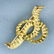 Vintage Enamel Pin in 14K Yellow Gold - 2