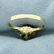 Amethyst and CZ Three-Stone Ring in 10K Yellow Gold - 4