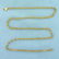 17 1/2 Inch Rope Style Chain Necklace in 14K Yellow