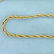 17 1/2 Inch Rope Style Chain Necklace in 14K Yellow - 2