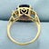 5ct Amethyst and Diamond Ring in 14K Yellow and White - 3