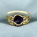 5ct Amethyst and Diamond Ring in 14K Yellow and White - 4