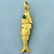 Vintage Mechanical Fish Charm or Pendant in 18K Yellow - 2