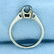 Chrysoberyl Cat's Eye Solitaire Ring in 14K White Gold - 3