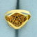 Vintage Garnet and Akoya Pearl Flower Ring in 18K - 4