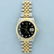 Men's Rolex DateJust 36mm Watch With Black Diamond Dial