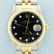 Men's Rolex DateJust 36mm Watch With Black Diamond Dial - 3