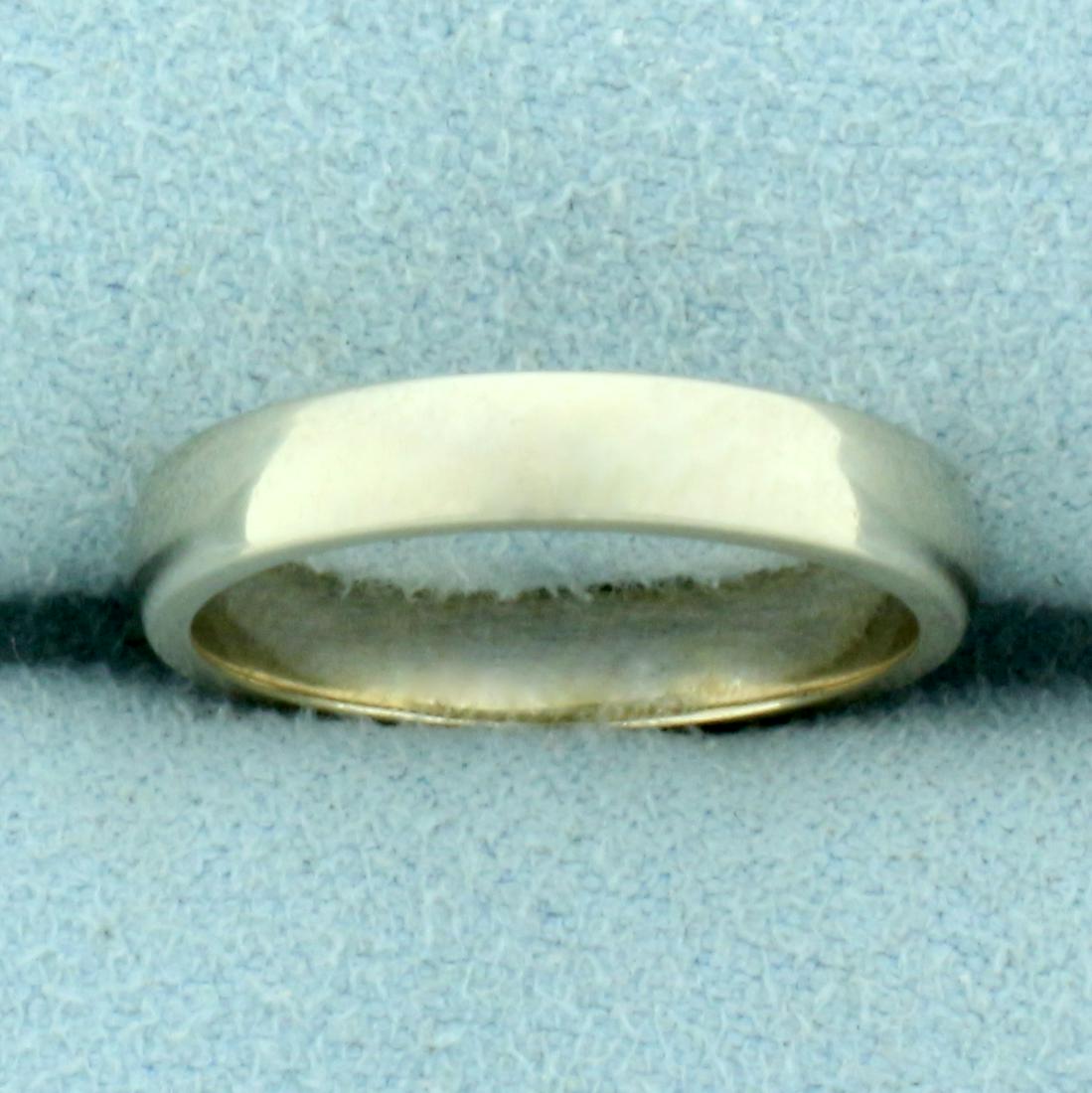 Womens Wedding Band Ring in 14K White Gold: In 14K White Gold. Size 5, 3.3mm wide. 3.0g.