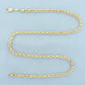 18 Inch Rope Chain Necklace in 14k Yellow Gold