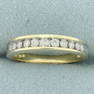 Diamond Anniversary or Wedding Band Ring in 10k Yellow Gold