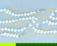 18 Inch Akoya Cultured Pearl Hand Knotted Strand Necklace with 14k Yellow Gold Clasp