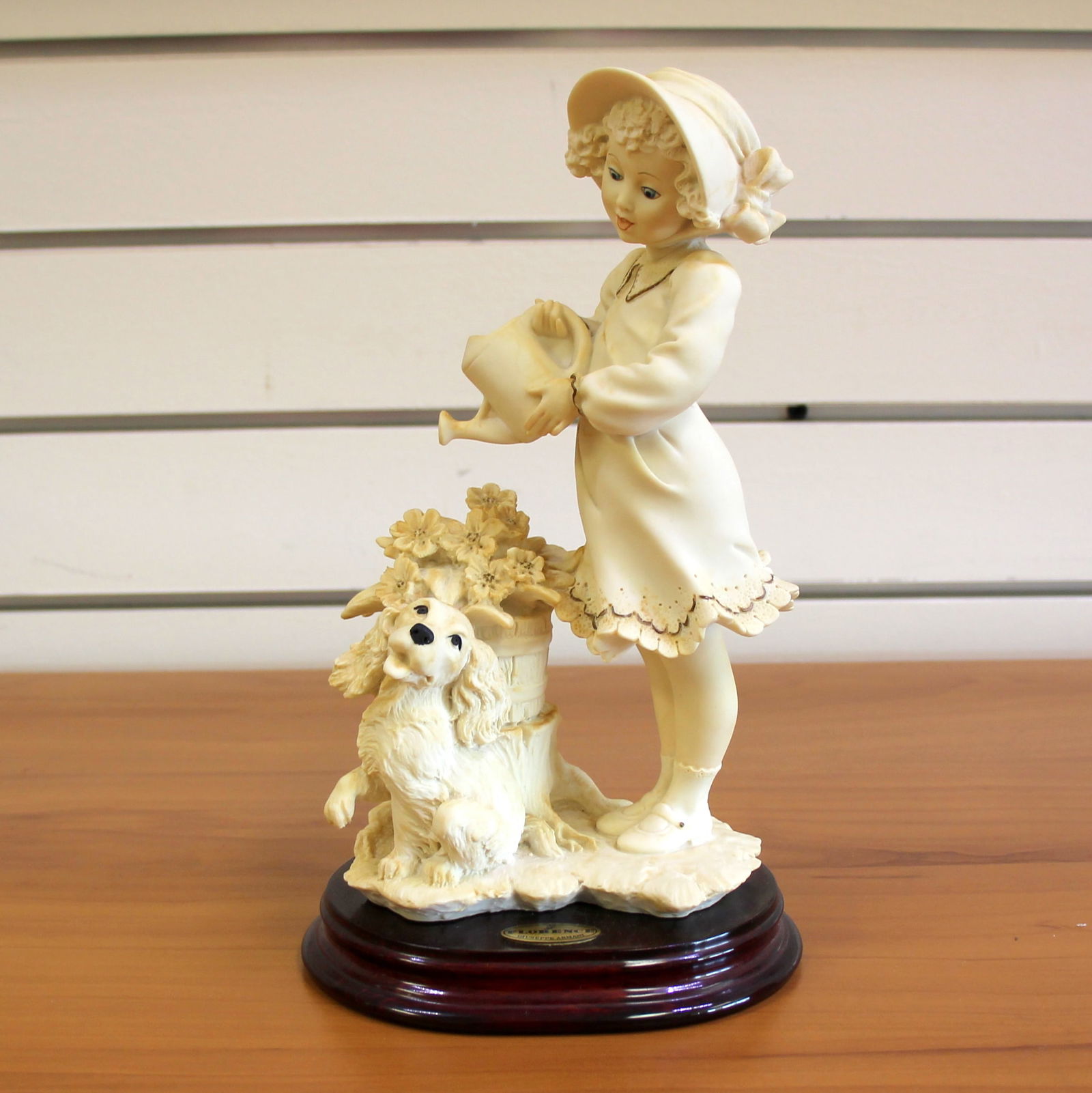 Jb Giuseppe Armani Napping Boy & Dog Figurine Jb Giuseppe Armani Napping Boy & Dog Figurine