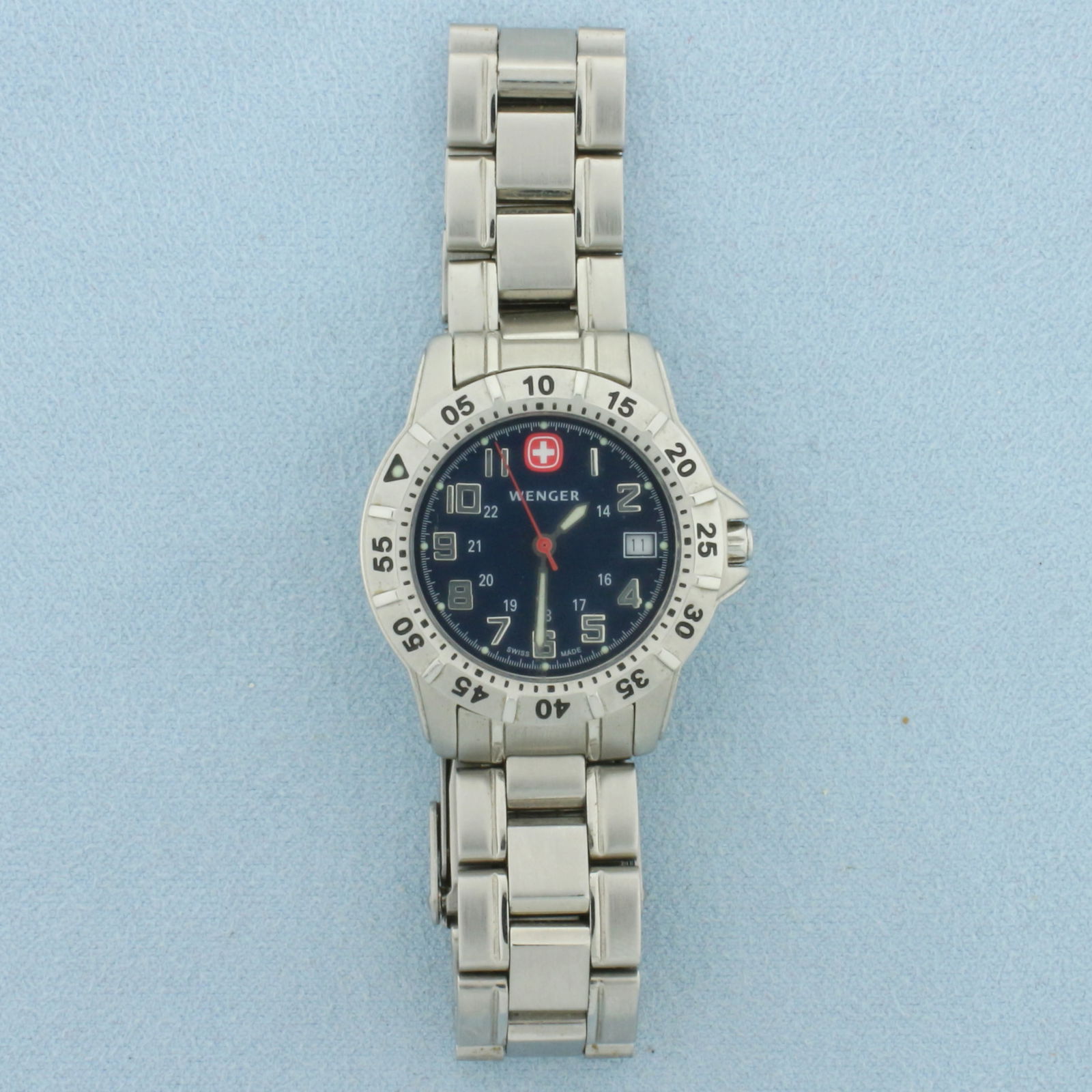 Womens Wenger Swiss Military 7262X Watch in Stainless Steel (1 of 5)