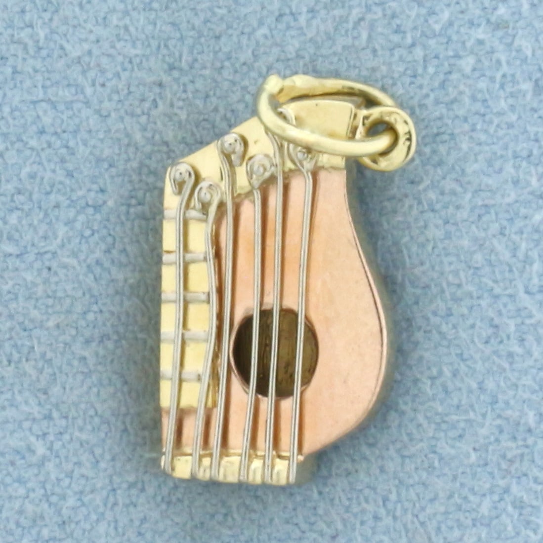 Zither Charm in 14k Yellow Gold (1 of 2)